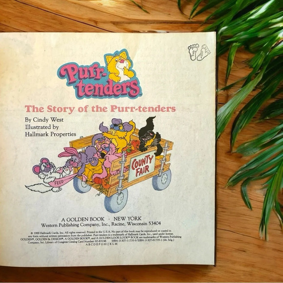 VINTAGE 1988 Hallmark Children’s Book - The Story of the Purr-Tenders - Picture 3 of 7